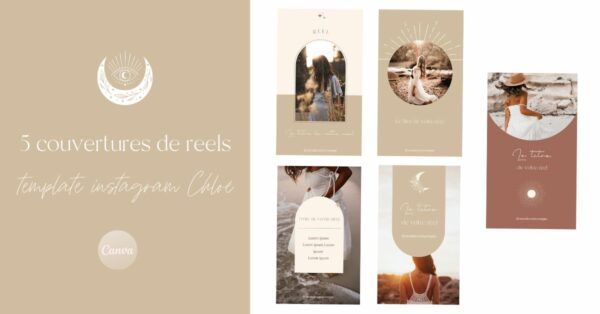 template instagram chloé reels