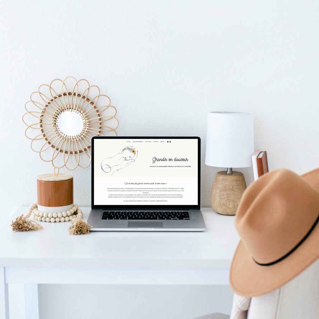 Création site internet Grandir en douceur