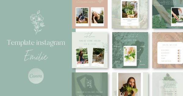 Template instagram emilie