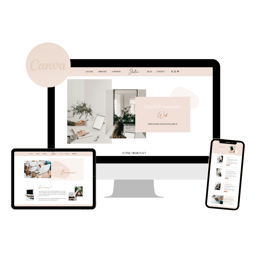 Template showit prestataire de services
