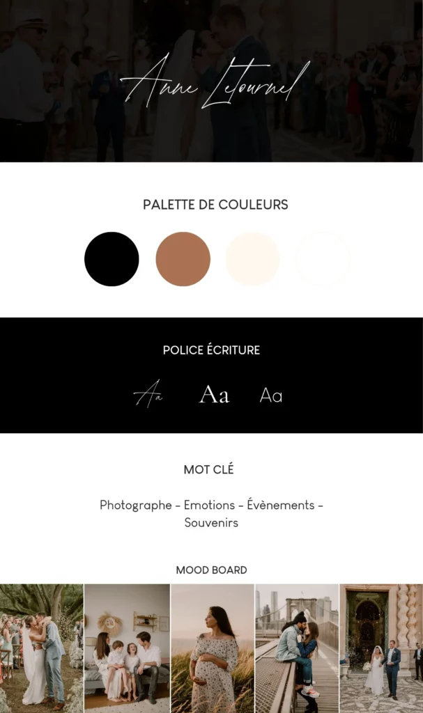 Brandboard photographe Anne le tournel