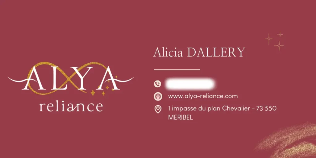 Signature mail therapeute bien etre Alya reliance