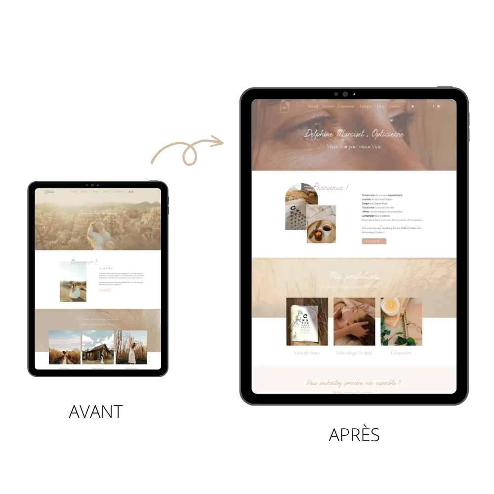 creation site internet delphine marciset