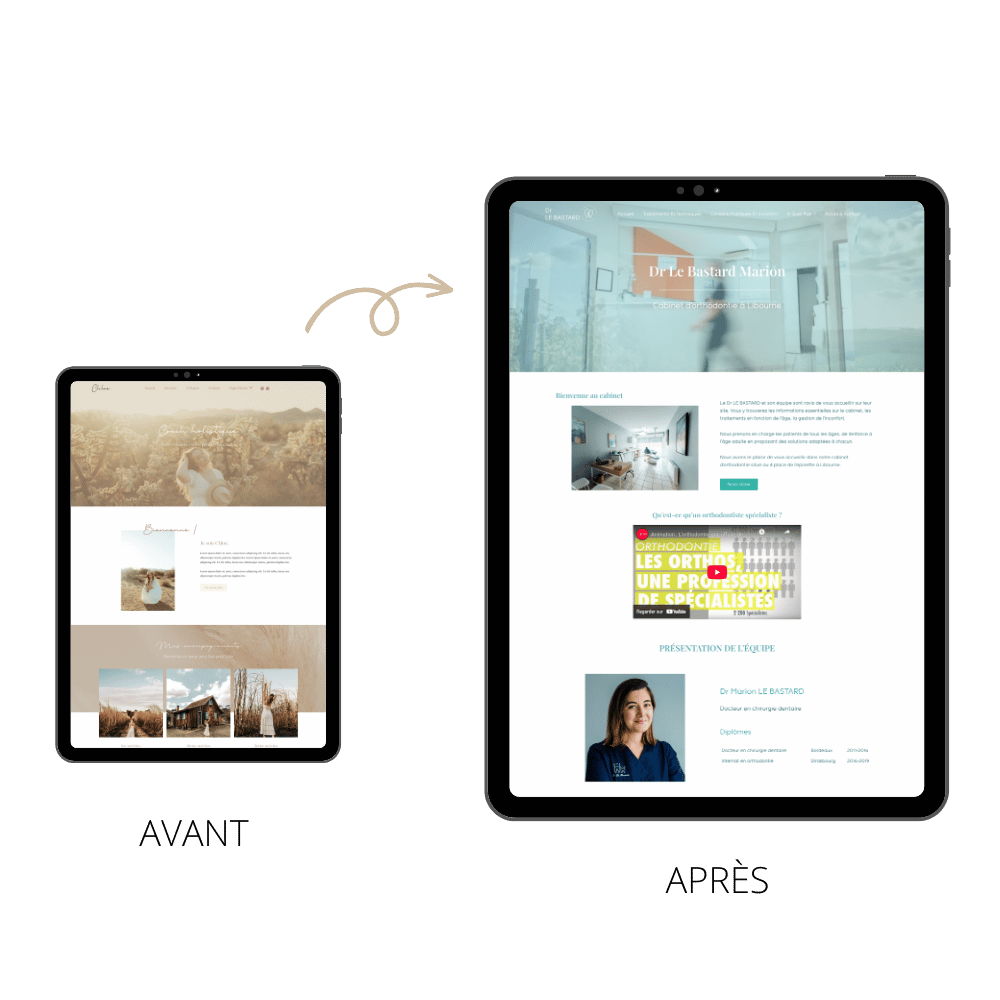 creation de site internet orthodontiste sur bordeaux